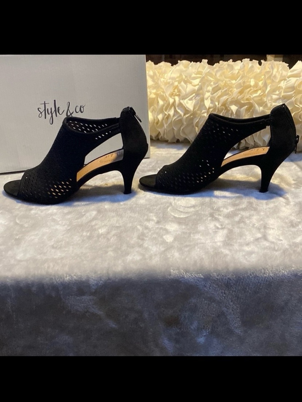 Style & Co Haddie ankle bootie - black